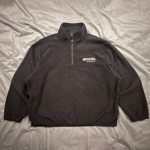 Vintage 90s Timberline Colorado US Postal Service Fleece Jacket Mens XL Black